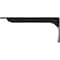 Ekena Millwork Embrey Steel Bracket, Antiqued Silver 2"W x 14"D x 5 1/4"H BKTM02X14X05EBASV - alternate 8